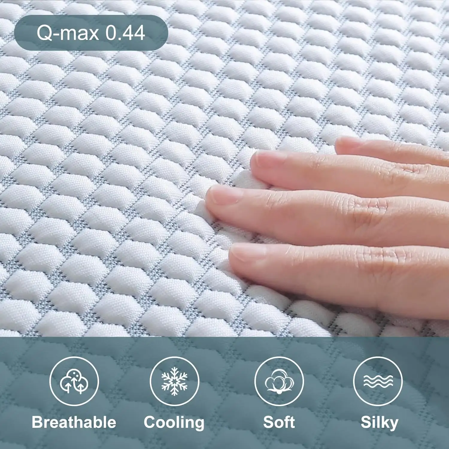 뜨거운 침목을위한 맞춤형 여름 소프트 스루 3D 침대 냉각 담요