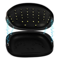 Lampu Kuku UV LED 72W Profesional 36 LED Panjang Gelombang Ganda Pengering Cat Kuku Gel Cepat Kering Timer Salon Rumah