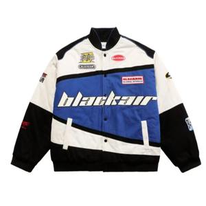 Giacca da Moto M&M Stile Americano da Uomo Look Distintivo Retrò Hip Hop Ampia Coordinata per Coppia Giubbotto da Baseball Capospalla da Uomo - Product Image 3