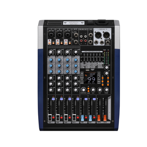 Mezclador de audio multifuncional KM 5 7 9 13 canales con USB, MP3, Bluetooth y 99 efectos DSP para escenario y presentaciones - Product Image 1