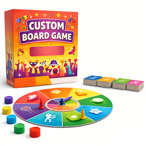 Proveedor de Juegos de Mesa Personalizados OEM, Servicio de Impresión a Todo Color, Tarjetas Flash, Opciones de Empaque, Venta al Por Mayor - Product Image 1