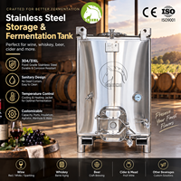 Cuve de Fermentation Carrée Personnalisée en Acier Inoxydable 304/316L pour Vin et Whisky, Réservoir de Stockage de Boissons pour la Brassage et la Transformation des Liquides