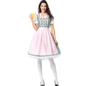 Grosir Dropship Instyles Oktoberfest Bavarian Jerman Swiss Beer Maid Girl Ladies Fancy Dress Kostum Produsen