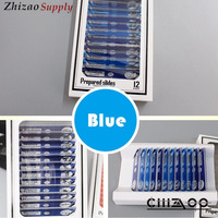 Fixed Set 60pcs Different Plastic Prepared Microscope Slides for Biology Education