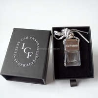 Logo personnalisé Diffuseur de voiture 5ml 8ml 10ml Bouteille de parfum de voiture suspendue vide avec boîte d'emballage