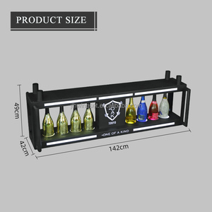 Espositore per Bottiglie <span class=keywords><strong>VIP</strong></span> LED JLH Modello 737, Personalizzabile con LOGO, Multicolore, Autoportante, Facile da Assemblare, per Nightclub e Bar - Product Image 5