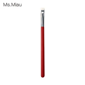 Belleza luxo highend personalizado vermelho brilhante escova premium fácil de usar escova de sombra do olho rentável