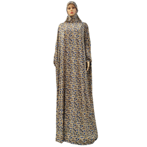 Abito Tradizionale Musulmano Modesto per Donne 2026, Viscosa, per Preghiera <span class=keywords><strong>del</strong></span> Ramadan, Stile Mediorientale, Floreale, Ampio, Lungo, Caftan - Product Image 6