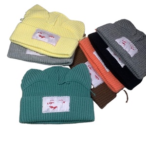 KPOP Chapeaux tricotés avec oreilles de lapin <span class=keywords><strong>MANIAC</strong></span> World Tour pour enfants errants Han Felix Bangchan Casquettes en laine chaudes Fans Fête d'anniversaire Cadeau de voyage - Product Image 1