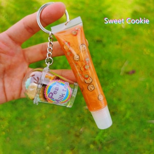 <strong>Vegan</strong> Clear Kids Keychain Your Logo Containers Ready Made Glossy Vendor Tropical <strong>Bulk</strong> Strater Kit Sweet Candy Lip Gloss - Product Image 4