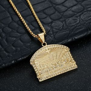 Collar de Acero Inoxidable con Colgante de la Última Cena, Cruz de Jesús, Joyería Cristiana de Moda Hip Hop, Venta al por Mayor para Hombres y Mujeres - Product Image 4