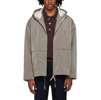 Veste tactique oversize en polyester entièrement blanche pour homme Nortfacee, imperméable, réversible, brodée, pour l'hiver et les activités de plein air