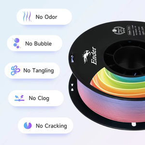 Filamento para Impresora 3D Creality PLA PRO (PLA+) 1.75mm, Filamento Arcoíris de 1kg, Filamento Ender PLA Plus para la Mayoría de las Impresoras 3D FDM - Product Image 3