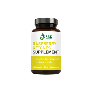 Source of Antioxidants Raspberry Ketones <b>Supplement</b> Capsules Hypromellose Fat Metabolism Raspberry Ketone Capsules - Product Image 1