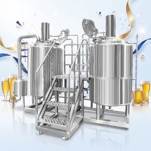 Équipement de brasserie commerciale 500L 5BBL en acier inoxydable SS304, système de brassage clé en main professionnel 5HL pour microbrasserie artisanale et brasserie-restaurant - Product Image 1