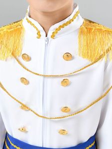 <span class=keywords><strong>Costume</strong></span> d'Halloween Prince Charmant pour Garçons, Tenue de Fête Royale Médiévale pour Tout-Petit ou Enfant avec Veste, Pantalon et Couronne - Product Image 6