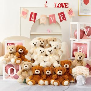 Morismos bán buôn 14-Pack 14 inch mềm nhỏ Gấu bông số lượng lớn sang trọng nhồi bông gấu bó PP bông căng thẳng cứu trợ Quà Tặng - Product Image 3