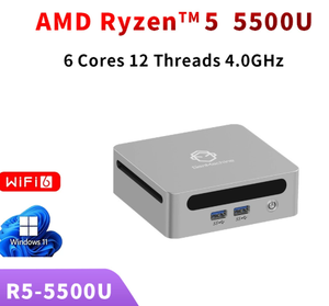 Genmachine Mini PC AMD Ryzen OEM/ODM 8GB DDR4 RAM 512GB gddr4 video Win 11 Quadcore văn phòng mini máy tính để bàn Wifi 6 BT 5.2 - Product Image 6