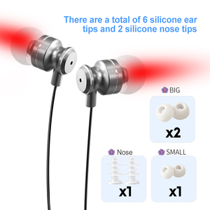 Dispositivo di Terapia a Luce Rossa 650nm per Orecchio e Naso 2-in-1, <span class=keywords><strong>Trattamento</strong></span> per Rinite, Sinusite, Acufeni, Otite Media, Fisioterapia LLLT - Product Image 6