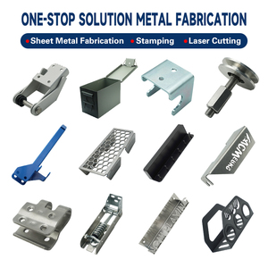 Factory OEM Custom Stainless Steel Fabrication Metal Stamping Parts Sheet Metal Fabrication Manufacture Laser Cutting Service