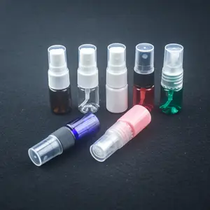 5ml PET sprey şişeleri sis parfüm şişesi boş parfüm Atomizer DIY Mini küçük örnek konteyner şişeleri