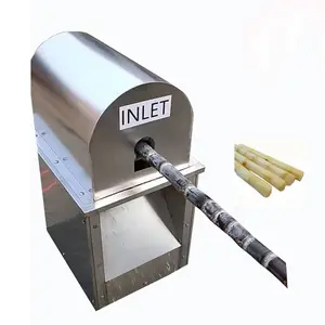 Machine de découpe de canne à sucre à haute efficacité équipement d'éplucheur de canne à sucre machine à éplucher la canne à sucre à vendre