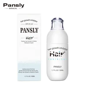 PANSLY 50ML शक्तिशाली स्थायी दर्द रहित बालों को हटाने स्प्रे बंद बाल विकास अवरोध करनेवाला हटना Pores त्वचा चिकनी मरम्मत सार