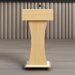 Podio <span class=keywords><strong>de</strong></span> <span class=keywords><strong>Madera</strong></span> Marrón <span class=keywords><strong>de</strong></span> Diseño Moderno y Simple, Ecológico y Duradero <span class=keywords><strong>para</strong></span> Aulas Escolares, Hoteles, Gimnasios y Otros Espacios Comerciales - Product Image 6