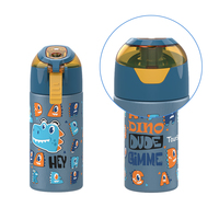 Bouteille d'eau isotherme en acier inoxydable à double paroi, motif dessin animé, écologique, pour bébé, isolation thermique 6-12 heures, eau bouillante, vente en gros