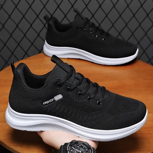 Baskets respirantes à lacets pour hommes B-717 – Chaussures de sport tendance et décontractées avec semelle intérieure en maille pour un jogging confortable - Product Image 6
