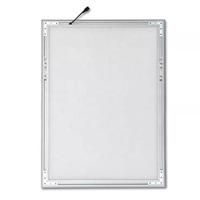 Cadres lumineux LED publicitaires sur mesure A2 A3 Duratrans Noir pour affiches de cinéma, menus, enseignes, en aluminium fin pour théâtre