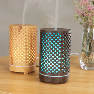 YX125 เครื่องกระจายกลิ่นอโรม่าลายไม้สีอ่อน 0.5 ลิตร พร้อมไฟ LED สำหรับใช้ในบ้าน สำนักงาน และอโรมาเธอราพี - Product Image 2