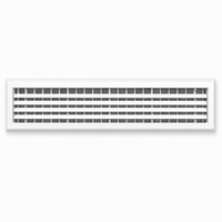 Grille de sortie d'air conditionné central en aluminium, grille de ventilation réglable en maille pour salon et bureau, système de ventilation durable