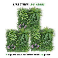 P174 herbe synthétique tropicale buis haie clôture jardin toile de fond gazon artificiel mur pour extérieur intérieur maison jardin décor