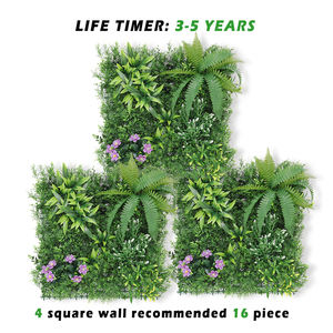 P174 herbe synthétique tropicale buis haie clôture <span class=keywords><strong>jardin</strong></span> toile <span class=keywords><strong>de</strong></span> fond gazon artificiel mur pour extérieur intérieur maison <span class=keywords><strong>jardin</strong></span> décor - Product Image 2