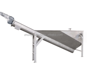 Separador de arena y clarificador de lodos para plantas de tratamiento de aguas residuales, filtro de sólidos, separador de arena por tornillo, separador de minerales - Product Image 1