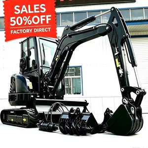Livraison Gratuite, Moteur EPA Kubota, Nouvelle Mini-Pelleteuse sur Chenilles de 4 Tonnes, Mini-Excavatrice de 1 Tonne, 2 Tonnes, 3,5 Tonnes, Mini-Excavatrices Compactes - Product Image 1