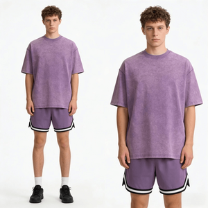 T-shirt Vintage Lavata Bianca da Uomo, Abbigliamento di Design del Bangladesh, Moda con Cucitura Singola, 230g, Vendita all'Ingrosso <span class=keywords><strong>Online</strong></span> - Product Image 5