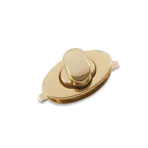 Gift <b>Box</b> Round Lock Brass Metal Security Clasp For Bag Accessories Classic Style Part Number HY 1071 - Product Image 1