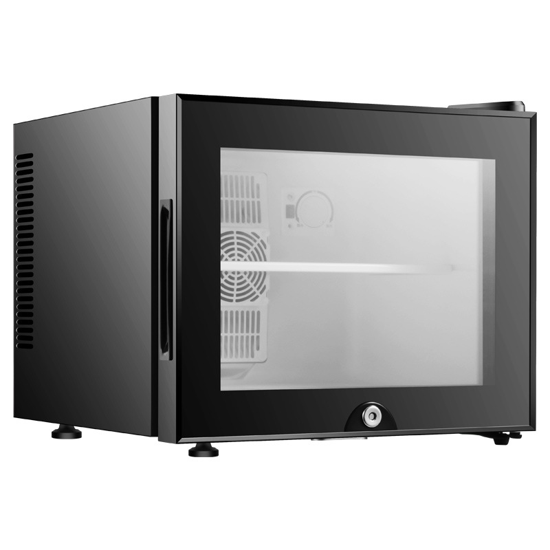 Glass door black
