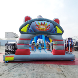 สไลเดอร์เป่าลมรูปหุ่นยนต์ขนาดใหญ่สำหรับเด็กเล่นกลางแจ้ง บ้านลมเด้งดึ๋งสำหรับเด็ก สไลเดอร์เป่าลมเชิงพาณิชย์ - Product Image 1