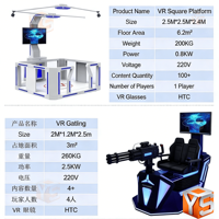 ZDYS Machine de jeu VR 9D à succès, excellent rapport qualité-prix, en métal pour intérieur
