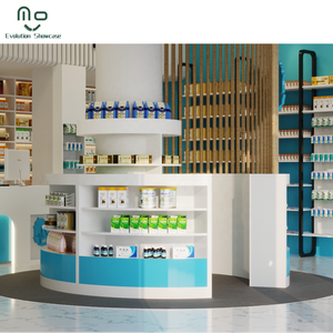 Étagère de pharmacie en verre <span class=keywords><strong>moins</strong></span> chère Vitrines de magasin de pharmacie Étagères de magasin de pharmacie pour magasin de médicaments - Product Image 3