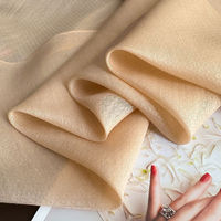 Châle élégant pour femme musulmane, long, en gaze de polyester, anti-UV, orné de perles, broderie simulée fleur de bégonia, coupe-vent et léger