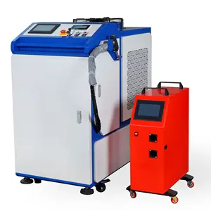 Diskon besar mesin pemotong pembersih Laser Las 1500w2000w 3000w 4 In 1 Serat Laser las mesin pemotong untuk logam