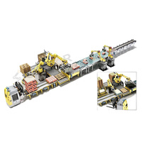 Botella de plástico de vidrio, robot de paletizador, apilable, brazo de agarre
