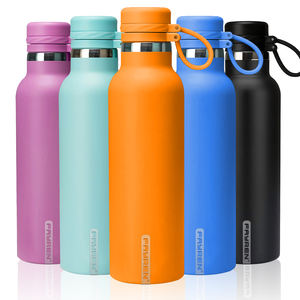 Bouteille d'eau sport isotherme 500 ml en acier inoxydable avec poignée et couvercle anti-fuite pour hommes et femmes - Product Image 5