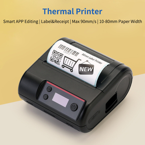 80 mét Nhãn dán nhãn Máy in mã vạch với <span class=keywords><strong>Android</strong></span> IOS không dây <span class=keywords><strong>Bluetooth</strong></span> xách tay mini máy in cho doanh nghiệp nhỏ - Product Image 3