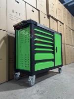 Armoire à outils mobile économique JMST OEM à 7+1 tiroirs, chariot à outils en acier SPCC, capacité de charge de 250 kg, revêtement en poudre