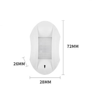 12V kablolu kızılötesi perde alarm dedektörü indüksiyon bağlantılı kablolu otel ofis alarm sensörü - Product Image 2